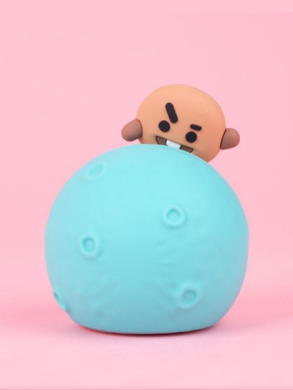 Miniso KPOP BTS BT21 Line Friends Shooky Suga Planet LED Night Light Figurine